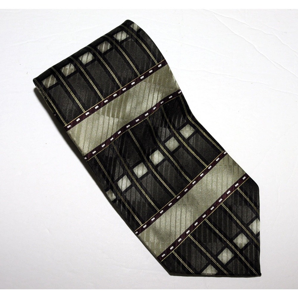 Fenzia Men's Geometric Neck Tie